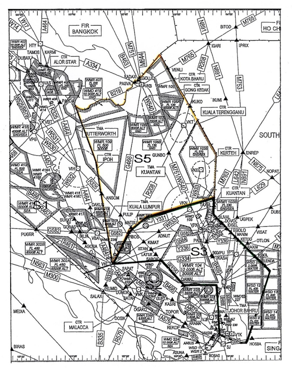 Figure 1.18A - Sector 3 and 5 Area of Responsibilities